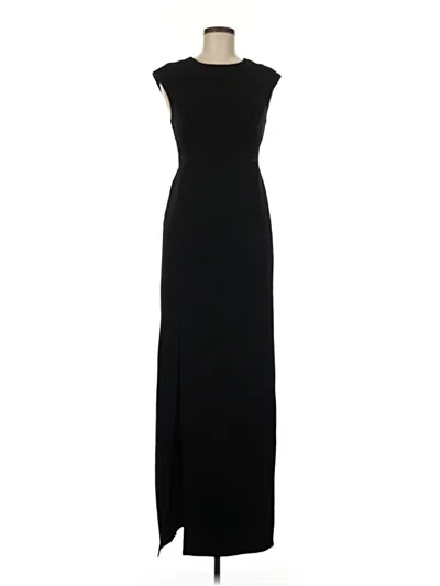 Pre-owned Halston Cocktail Dress In Black