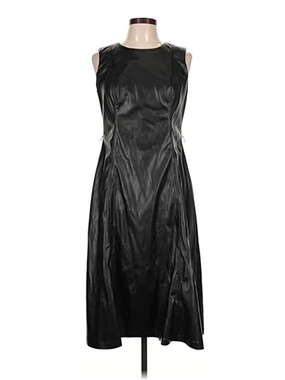 Pre-owned Halston Cocktail Dress In Black