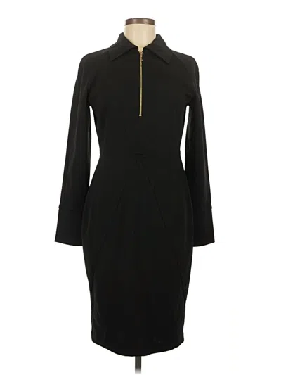 Pre-owned Halston Cocktail Dress In Black