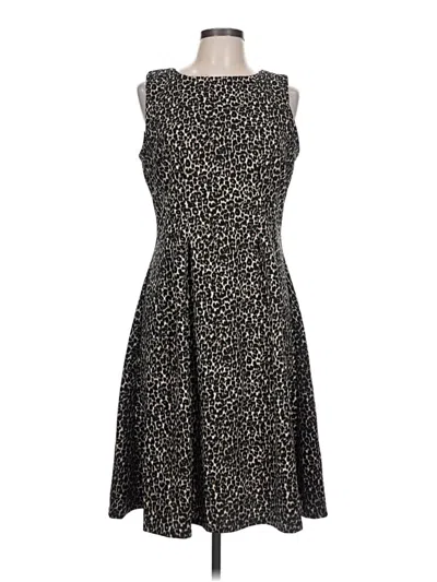 Pre-owned Halston Cocktail Dress In Black