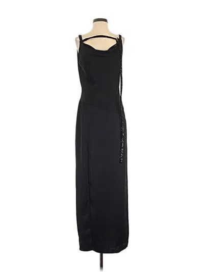 Pre-owned Halston Cocktail Dress In Black