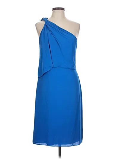 Pre-owned Halston Cocktail Dress In Blue