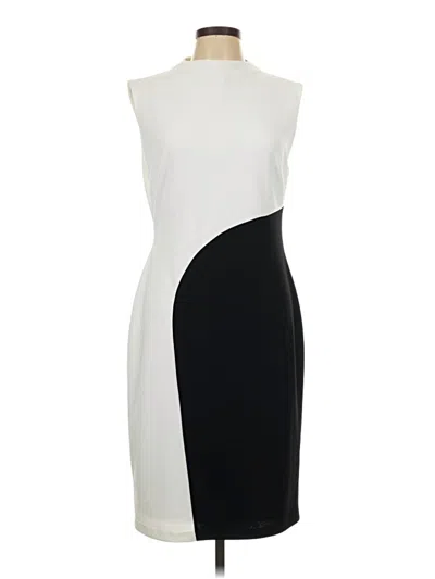 Pre-owned Halston Cocktail Dress In Gray