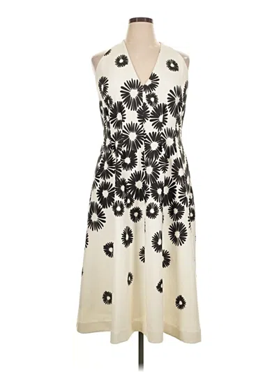 Pre-owned Halston Cocktail Dress In Ivory