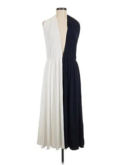 Pre-owned Halston Cocktail Dress In Ivory