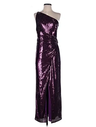 Pre-owned Halston Cocktail Dress In Purple