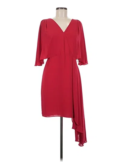 Halston Cocktail Dress In Red