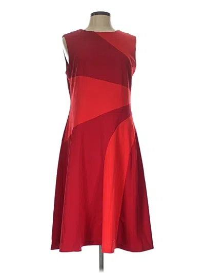 Pre-owned Halston Cocktail Dress In Red