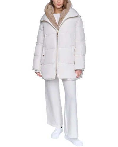 Halston Down Jacket In White