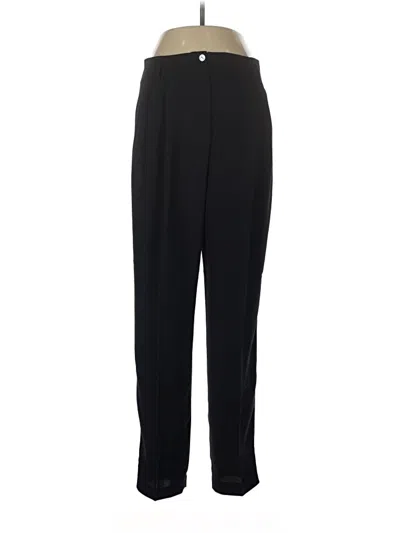 Pre-owned Halston Dress Pants In Black
