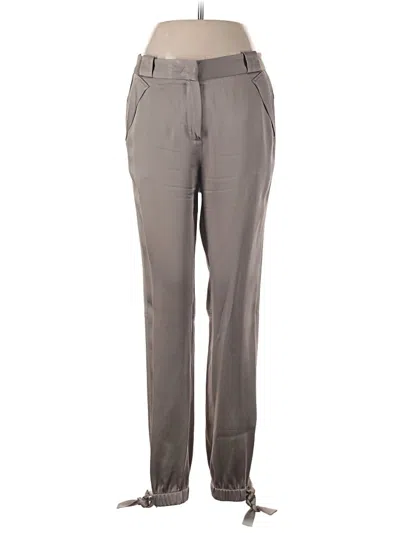 Pre-owned Halston Dress Pants In Gray