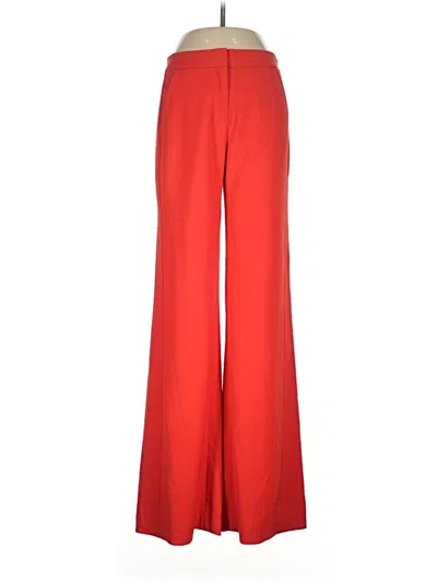 Pre-owned Halston Dress Pants In Red