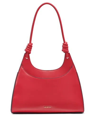 Halston Faye Medium Hobo Bag In  Red
