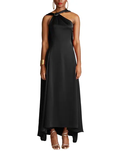 Halston Genevieve Gown In Black