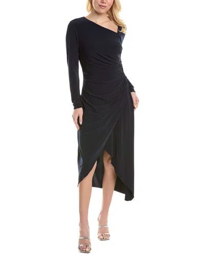 Halston Giorgia Cocktail Dress In Blue