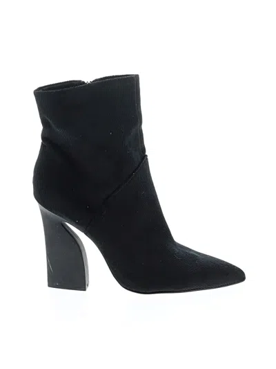 Pre-owned Halston Heritage Ankle Boots In Black