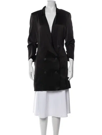 Pre-owned Halston Heritage Blazer In Black