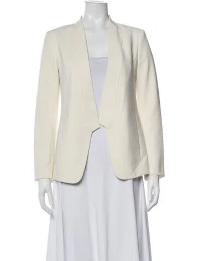 Pre-owned Halston Heritage Blazer In White