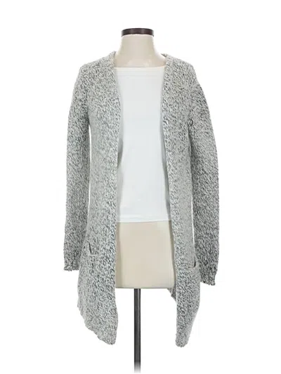Pre-owned Halston Heritage Cardigan Sweater In Gray