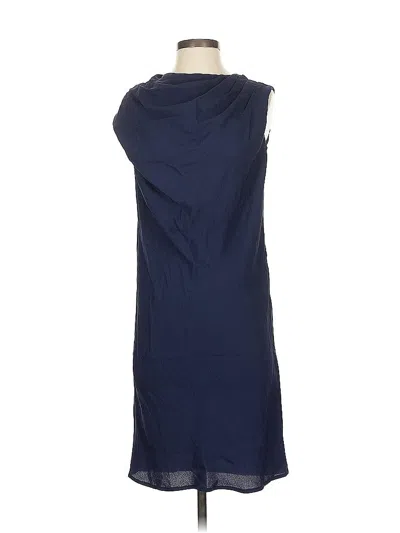 Pre-owned Halston Heritage Casual Dress In Blue