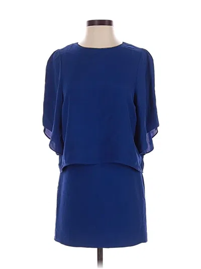 Pre-owned Halston Heritage Casual Dress In Blue