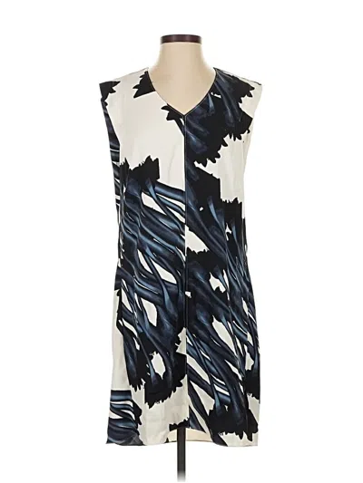 Pre-owned Halston Heritage Casual Dress In Blue