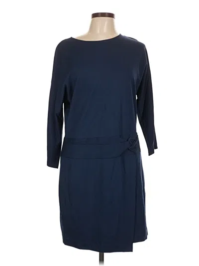 Pre-owned Halston Heritage Casual Dress In Blue