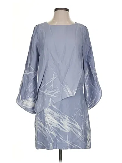 Pre-owned Halston Heritage Casual Dress In Blue