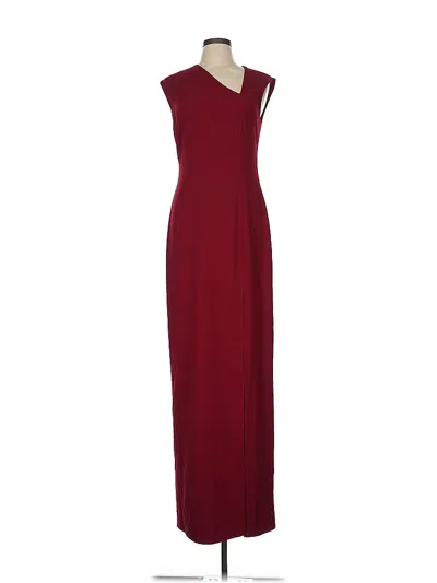 Pre-owned Halston Heritage Casual Dress In Burgundy