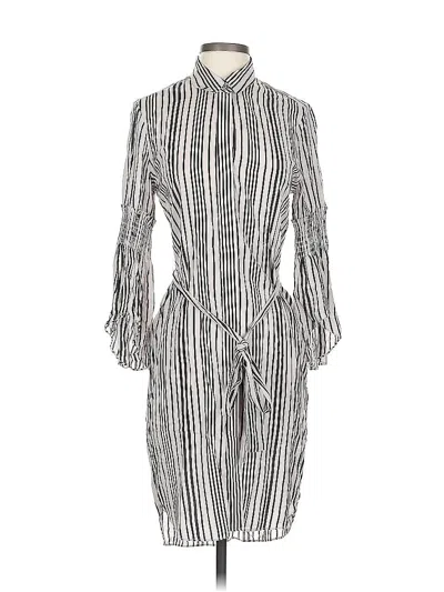 Pre-owned Halston Heritage Casual Dress In Gray