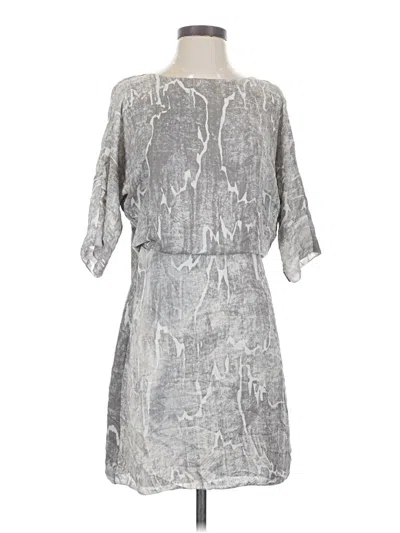 Pre-owned Halston Heritage Casual Dress In Gray
