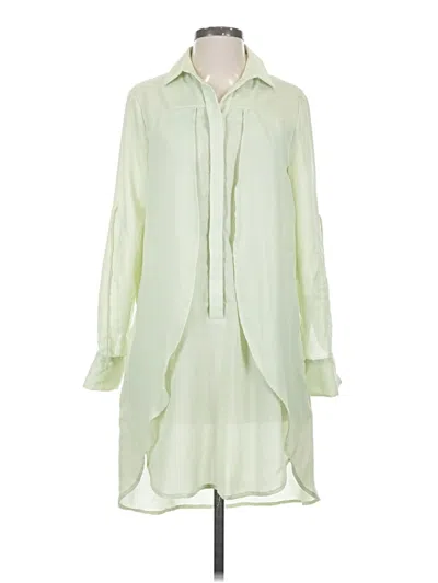 Pre-owned Halston Heritage Casual Dress In Green