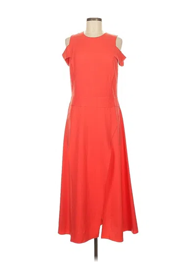 Pre-owned Halston Heritage Casual Dress In Orange