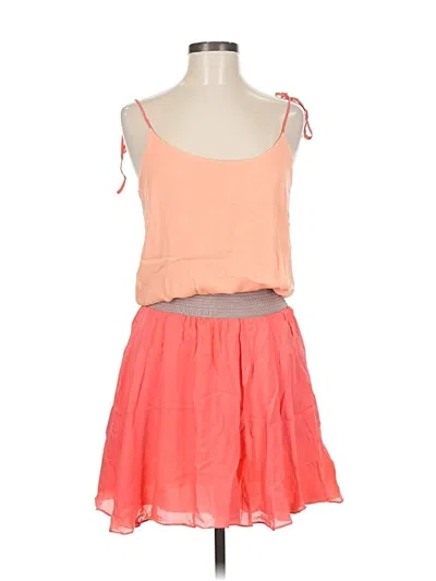 Pre-owned Halston Heritage Casual Dress In Orange