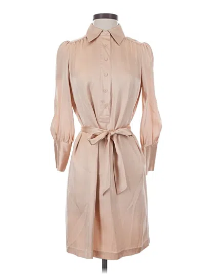 Pre-owned Halston Heritage Casual Dress In Tan