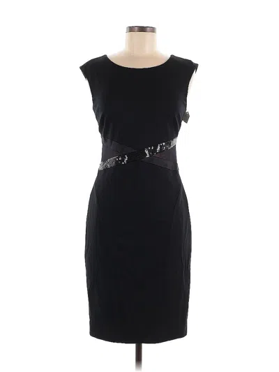 Pre-owned Halston Heritage Cocktail Dress In Black
