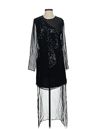 Pre-owned Halston Heritage Cocktail Dress In Black