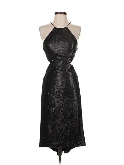 Halston Heritage Cocktail Dress In Black