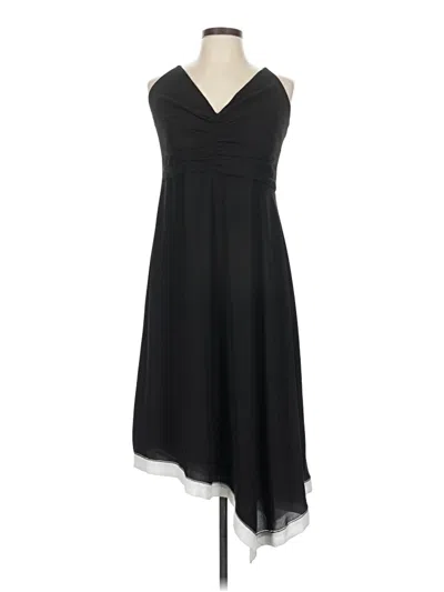 Pre-owned Halston Heritage Cocktail Dress In Black