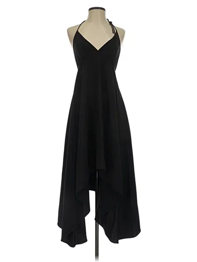 Pre-owned Halston Heritage Cocktail Dress In Black
