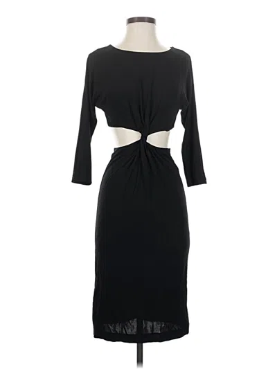 Pre-owned Halston Heritage Cocktail Dress In Black