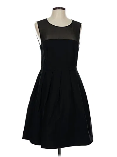 Pre-owned Halston Heritage Cocktail Dress In Black