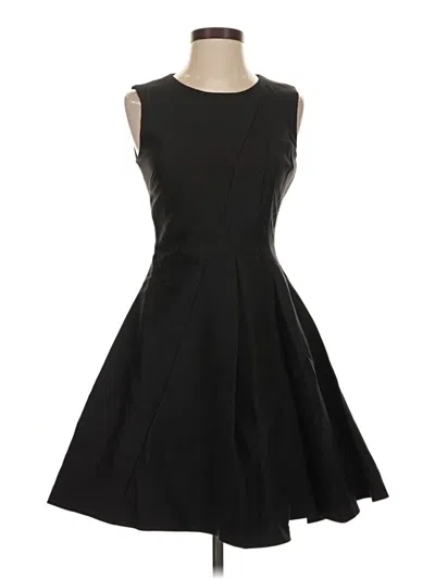 Pre-owned Halston Heritage Cocktail Dress In Black