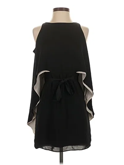 Pre-owned Halston Heritage Cocktail Dress In Black