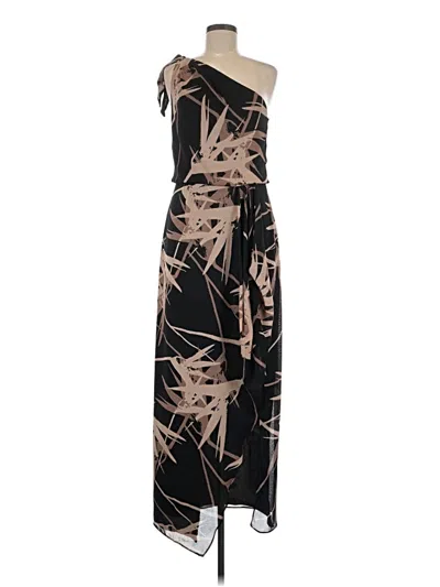 Pre-owned Halston Heritage Cocktail Dress In Black