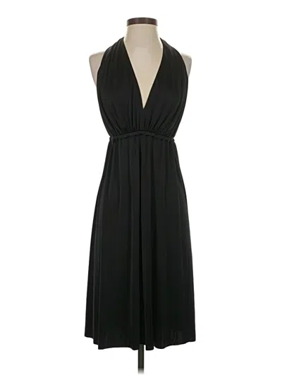 Pre-owned Halston Heritage Cocktail Dress In Black