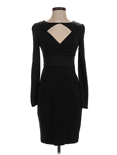 Pre-owned Halston Heritage Cocktail Dress In Black