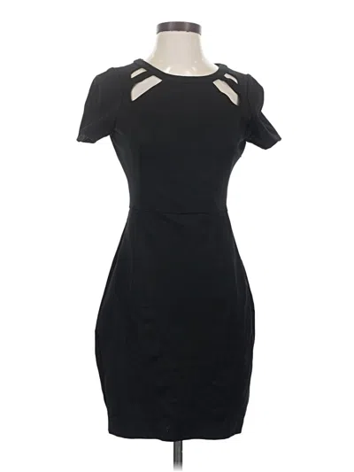 Pre-owned Halston Heritage Cocktail Dress In Black