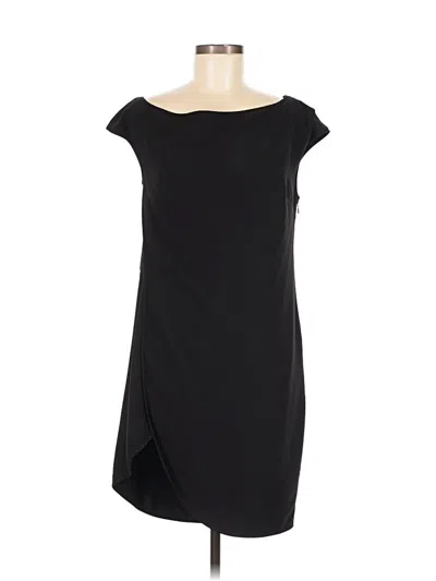 Pre-owned Halston Heritage Cocktail Dress In Black