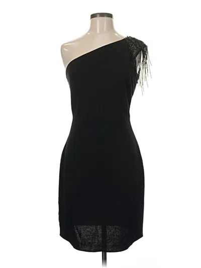 Pre-owned Halston Heritage Cocktail Dress In Black
